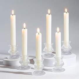 Romadedi Glas Kerzenständer Kerzenhalter