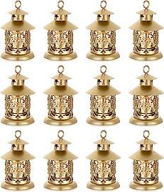 Romadedi Teelicht Laterne Gold Deko - 12er Set