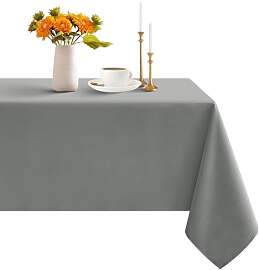 Romanstile Tischdecke Grau 100x140 cm Rechteckig