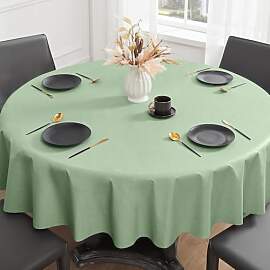 Romanstile Wachstuchtischdecke Outdoor rund 100 cm 