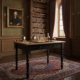 Romantischer Konsolentisch mit Landhausoptik -