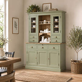 Romantischer Küchen-Buffetschrank im Landhausstil 