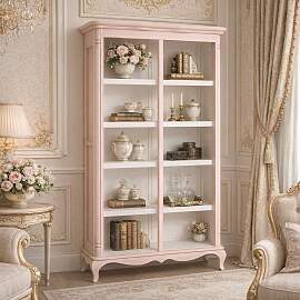 romantisches Bücherregal - Vintage Regal