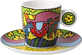 Romero Britto Pop Art Espressotasse FUN Goebel
