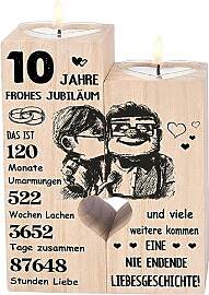 Rosenhochzeit Geschenke, 10 Hochzeitstag Geschenk, 