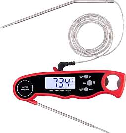 Rosenstein & Söhne BBQ-Thermometer: Digitales 