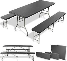 Rosentahl Skyfold Bierzeltgarnitur Klappbar aus