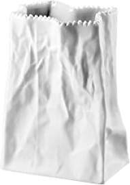 Rosenthal Do not Litter Tütenvase Weiss matt 14 cm