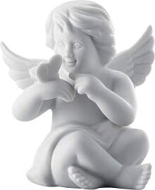 Rosenthal Engel mit Schmetterling Figur, 10,5 x 9
