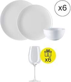 Rosenthal Joyn Weiß Modernes Tafelservice für 6, 