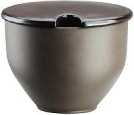 Rosenthal Junto Bronze Zuckerdose mit Einschnitt