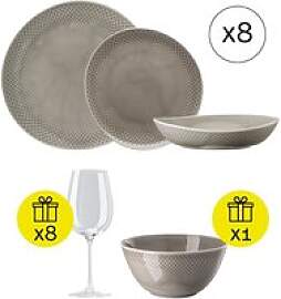 Rosenthal Junto Pearl Grey Modernes Tafelservice