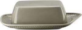Rosenthal Junto Pearl Grey - Porzellan Butterdose