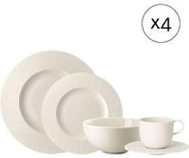 Rosenthal Kumi Weiß Modernes Frühstücks-Set