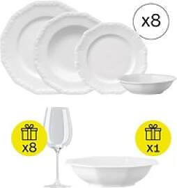 Rosenthal Maria Weiß Traditionelles Tafelservice