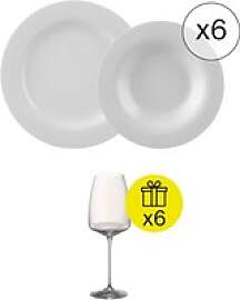 Rosenthal Moon Weiß Ikonisches Tafelservice für