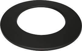 Rosette JUSTUS, schwarz, Ø Innen 150mm,