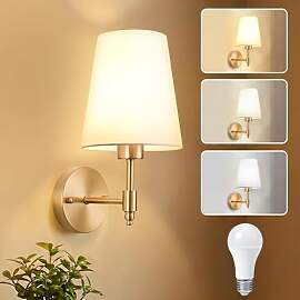 Rosnek Wandleuchte Innen Gold, Vintage Wandlampe