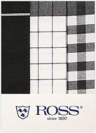 Ross 3er Pack Baumwoll-Geschirrtuch 1605 schwarz,