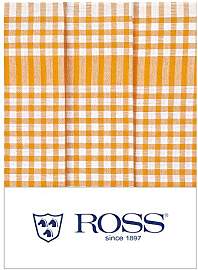 Ross 3er Pack Baumwoll-Geschirrtücher Bauernkaro
