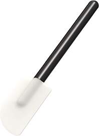 Rosti Classic Teigschaber 20 x 3,7 cm S Schwarz