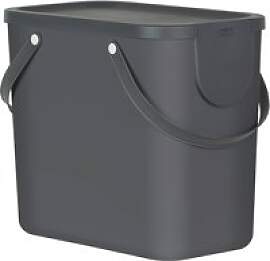 Rotho Abfalleimer anthrazit B/H/L: ca. 23,5x34x40