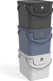 Rotho Albula 3er-Set Wäschesammler 40l,