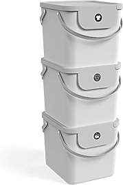 Rotho Albula 3er-Set Wäschesammler 40l,