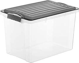 Rotho Compact Aufbewahrungsbox 19l mit Deckel,