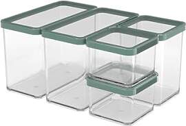 Rotho Loft Set Vorratsdosen 5 tlg. LOFT,