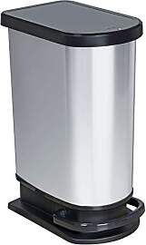 Rotho Paso Mülleimer 50l mit Deckel, Kunststoff