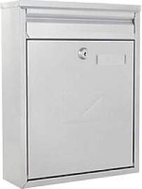 ROTTNER Briefkasten Como  T05322 silber
