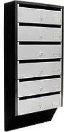 ROTTNER Briefkasten Depot T06368 silber, schwarz