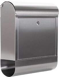 ROTTNER Briefkasten Rondello Inox T05865 silber