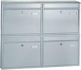 ROTTNER Briefkasten T04188 silber