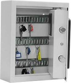 ROTTNER KeyTronic 20 Schlüsselkasten grau mit 20