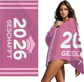 Rowjoy Strandtuch Abitur 2026 Geschenke,