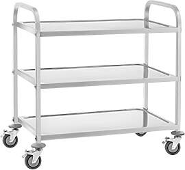 Royal Catering RCSW-6.2 Servierwagen Edelstahl 3