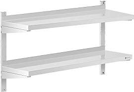 Royal Catering RCWR-1000.3 Wandbord 2 Ablagen 30 x 