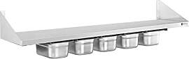 Royal Catering RCWR-5 GN1/4 Gewürzbord Edelstahl