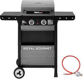 Royal Gourmet 2-Brenner Gasgrill 5 kW Grillwagen
