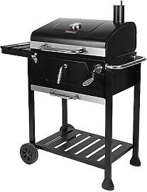 Royal Gourmet Holzkohlegrill Barbecue Grillwagen