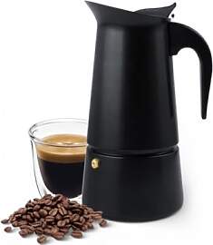 ROYAL SWISS Espressokocher Edelstahl 6 Tassen