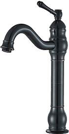 Rozin Wasserhahn Bad Schwarz Retro Hoch