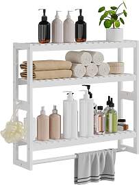 RRX Bambus-Badezimmerregal, 15cmx59cmx53cm H,