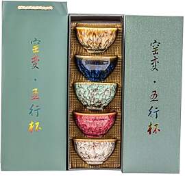 RSBFER Chinesisches Jianzhan-Teetassen-Set aus