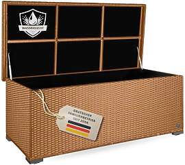 RS Trade Auflagenbox wasserdicht, Gartenbox,