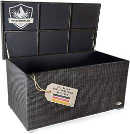 RS Trade Auflagenbox Wasserdicht XXL, 950l, Grau,