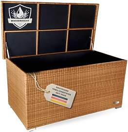 RS Trade Auflagenbox wasserdicht XXL, Gartenbox,
