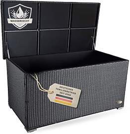 RS Trade Auflagenbox wasserdicht XXL, Gartenbox,